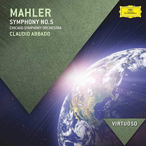 CD cover for Mahler Symphony No. 5 by Claudio Abbado and Chicago Symphony Orchestra.