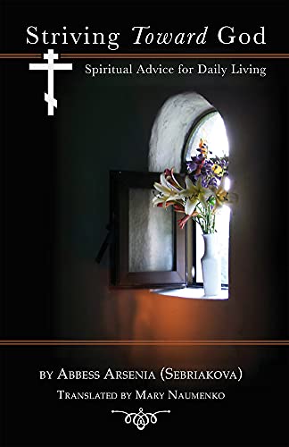 Book cover with a window, flowers, and a cross symbol.