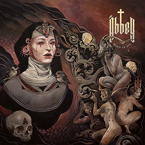 Album cover: a nun with skulls, a goat, and ornate dark designs.