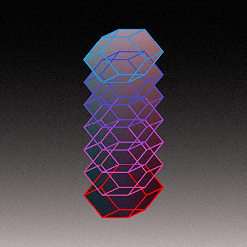 CD cover: Stacked geometric shapes in red, purple, and blue gradients.