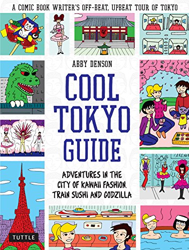 Book cover with colorful cartoon illustrations of Tokyo landmarks and people.