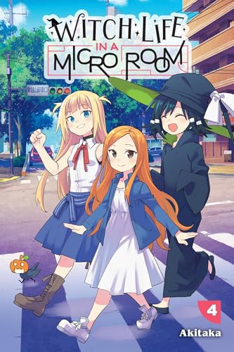 Manga cover featuring three young women crossing a city street.