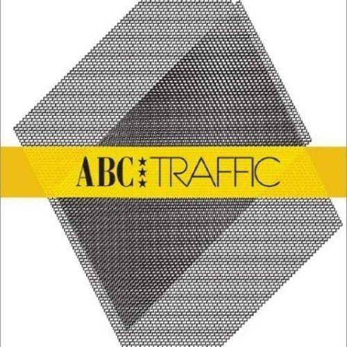 CD case with a silver mesh design and "ABC TRAFFIC" text on a yellow banner.