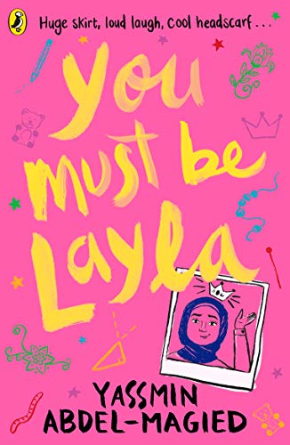 Book cover featuring a girl in a hijab below a large yellow crown graphic.