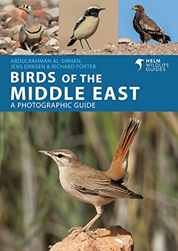 Book cover featuring photographs of various Middle Eastern bird species.