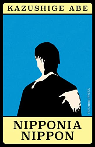 Book cover with a silhouette of a person against a bright blue background.
