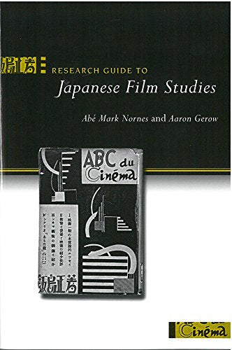 Book cover: “Research Guide to Japanese Film Studies” with film reel image.