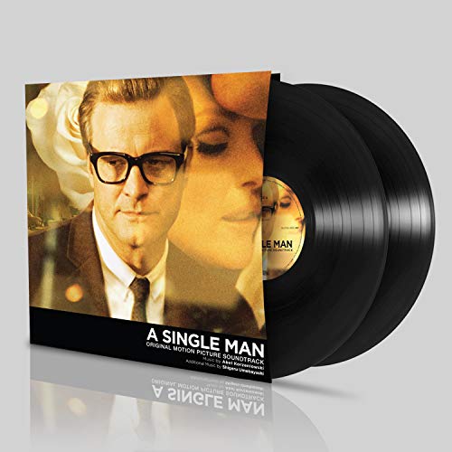 Vinyl record and album cover for "A Single Man" soundtrack.