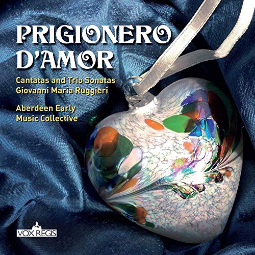 CD cover for “Prigionero D’Amor” featuring a glass heart ornament.