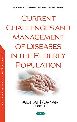 Book cover: "Current Challenges and Management of Diseases in the Elderly.