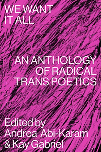 Book cover with white text over a chaotic black and bright pink scribbled background.
