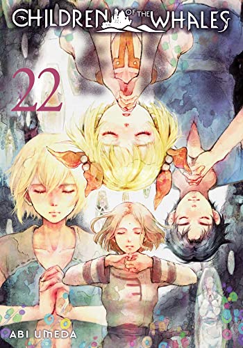 Manga volume 22 cover with multiple characters and watercolor style.