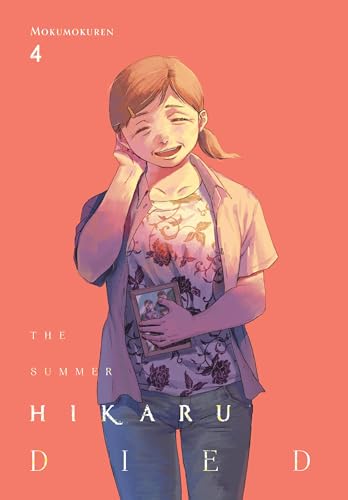 Manga volume 4 cover: girl holding a photo, orange background.