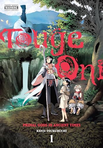 Manga cover featuring three characters in a forest landscape.
