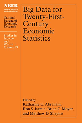 Orange book cover with black text: “Big Data for Twenty-First-Century Economic Statistics.”