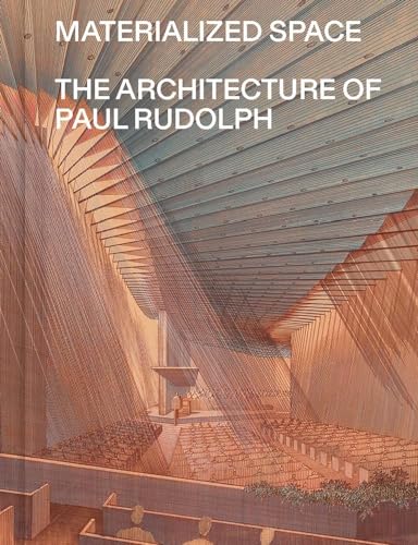 Book cover for “Materialized Space” featuring a curved, wooden architectural interior.