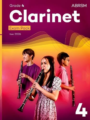 ABRSM Clarinet Exam Pack Grade 4 cover with young musicians playing.