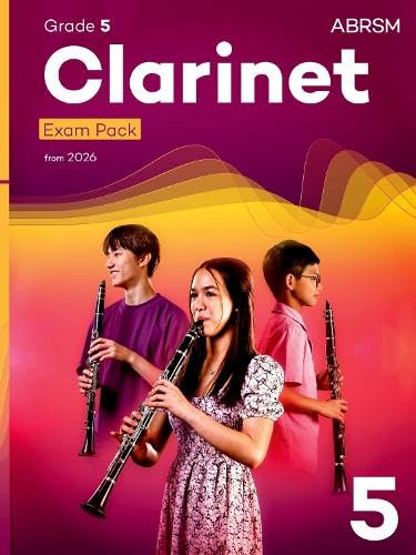 ABRSM Clarinet Exam Pack Grade 5 cover with young musicians playing.