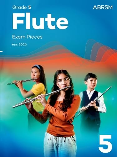ABRSM flute exam pieces book cover with three young musicians.