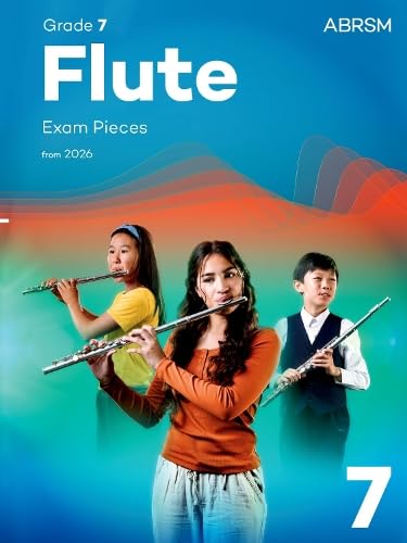 ABRSM Grade 7 flute exam pieces book cover with young musicians.