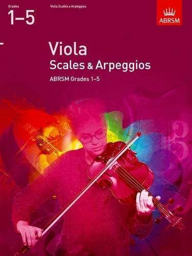 Viola scales and arpeggios book cover with a young musician playing.