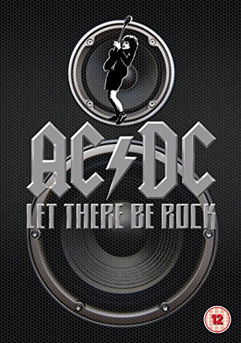 AC/DC “Let There Be Rock!” DVD cover with band logo and speaker graphic.