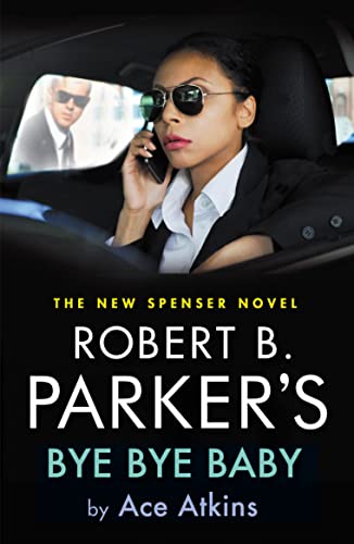 Book cover featuring a woman in sunglasses talking on a cell phone.