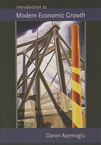Book cover: “Introduction to Modern Economic Growth” with industrial imagery.