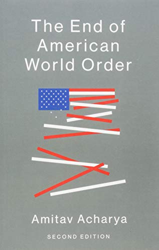 Book cover with gray background, fragmented American flag, and title text.