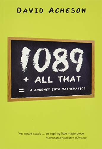 Book cover with "1089 and All That" written on a chalkboard.
