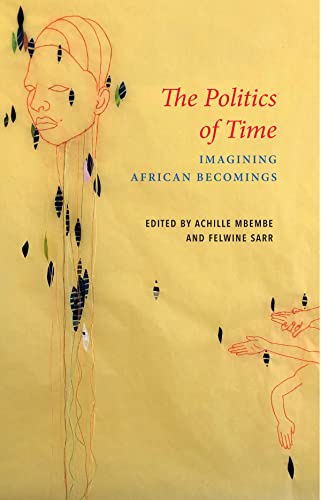 Book cover: yellow background, red line-art face with falling dark shapes.