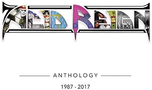 Acid Reign" CD cover with band members’ photos and bold, colorful lettering.