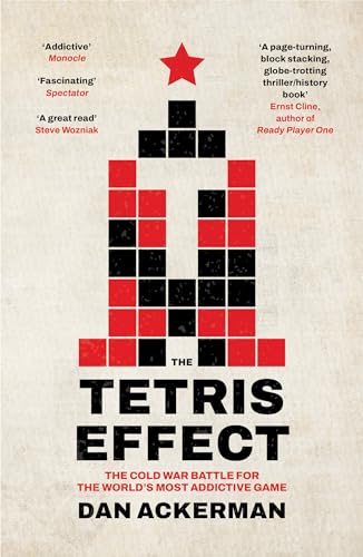Book cover featuring a red star formed from Tetris blocks and bold text.
