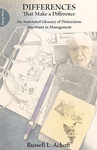 Book cover featuring a portrait of Russell L. Ackoff and sketches.
