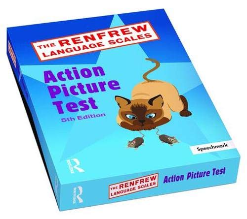 Blue box for "Action Picture Test" with a cat and mice illustration.