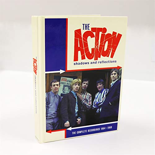 CD packaging for “The Action - Shadows And Reflections” featuring a band photo.