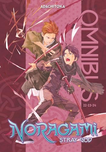 Manga cover featuring two characters in dynamic action poses with swords on purple background.
