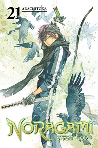Manga cover featuring a young man with a sword, surrounded by crows.