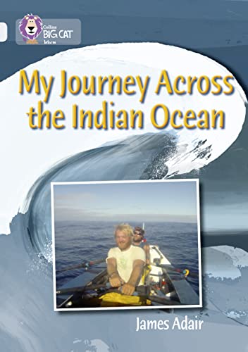 Book cover: man rowing a boat on a blue ocean.
