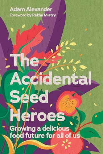 Book cover with colorful floral illustrations and bold title text.