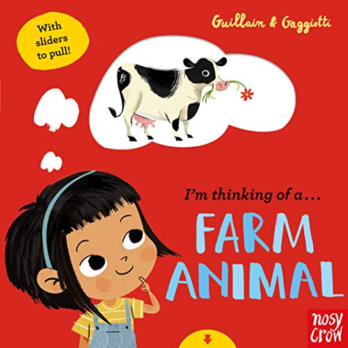 Children's book cover featuring a girl and a cow in a thought bubble.
