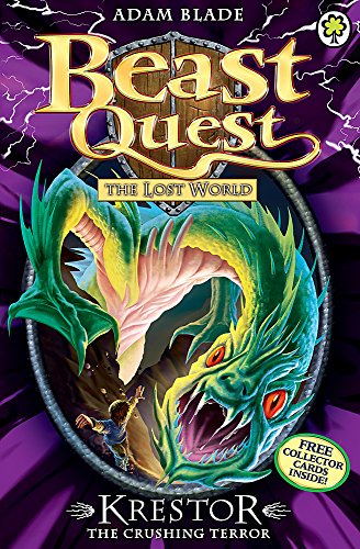 Book cover featuring a green dragon with red eyes and a small boy.