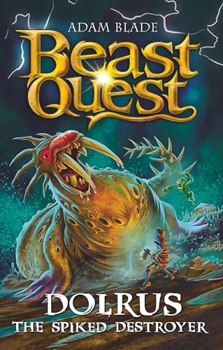 Book cover: a young hero faces a large, spiky, yellow sea beast.