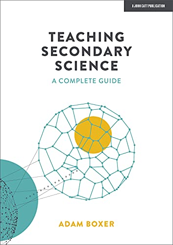 Book cover: "Teaching Secondary Science" with geometric design and author name.