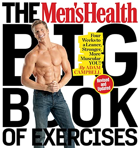 Book cover featuring a muscular man and large text reading "Big Book of Exercises".