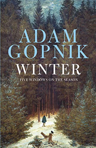 Book cover: snowy forest path with a lone figure, titled "Winter.
