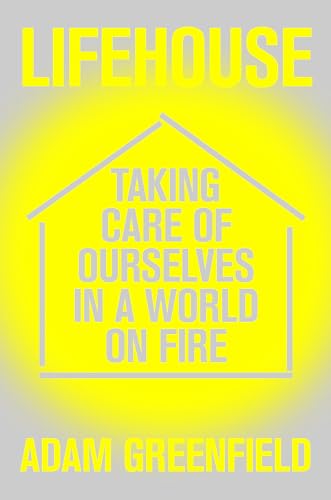 Book cover with yellow text on a grey background featuring a house outline.