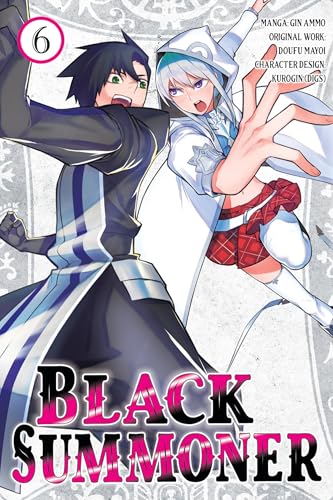 Manga cover: two anime characters, a boy and a girl, with “Black Summoner” text.