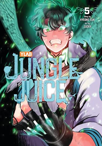 Jungle Juice, Vol. 5" comic cover featuring a young man with green hair.