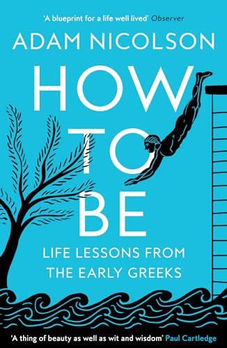 Book cover: “How To Be” with illustration of a diving figure.